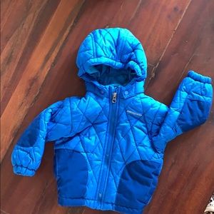 Patagonia baby puffer size 12 m - blue